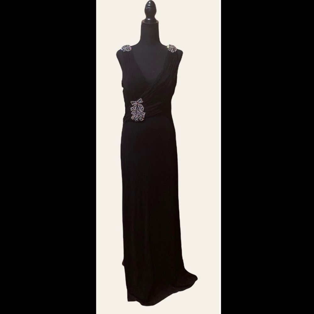 Beyond Division of Jovani Black Dress